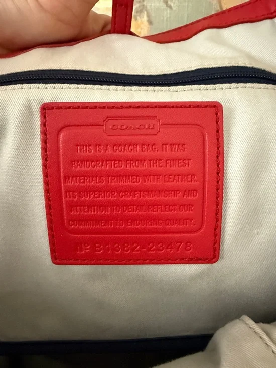 Coach x Saint James Legacy Weekend Breton Nautical Tote - Picture 6 of 9